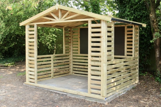 Shelter at Sacred Heart Catholic Primary School, Wigan