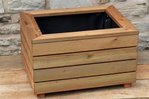 Treated Timber Garden Planter with Liner