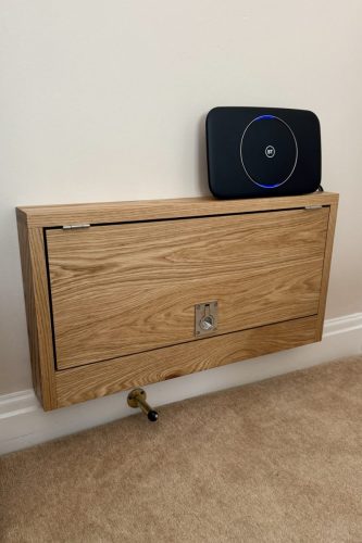 Solid Oak Socket Cover