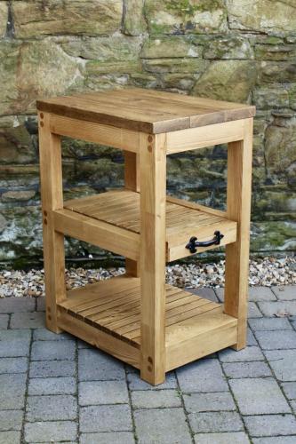 Solid Wood Butchers Block Table