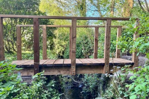 Wooden Bridge over Rainford Brook